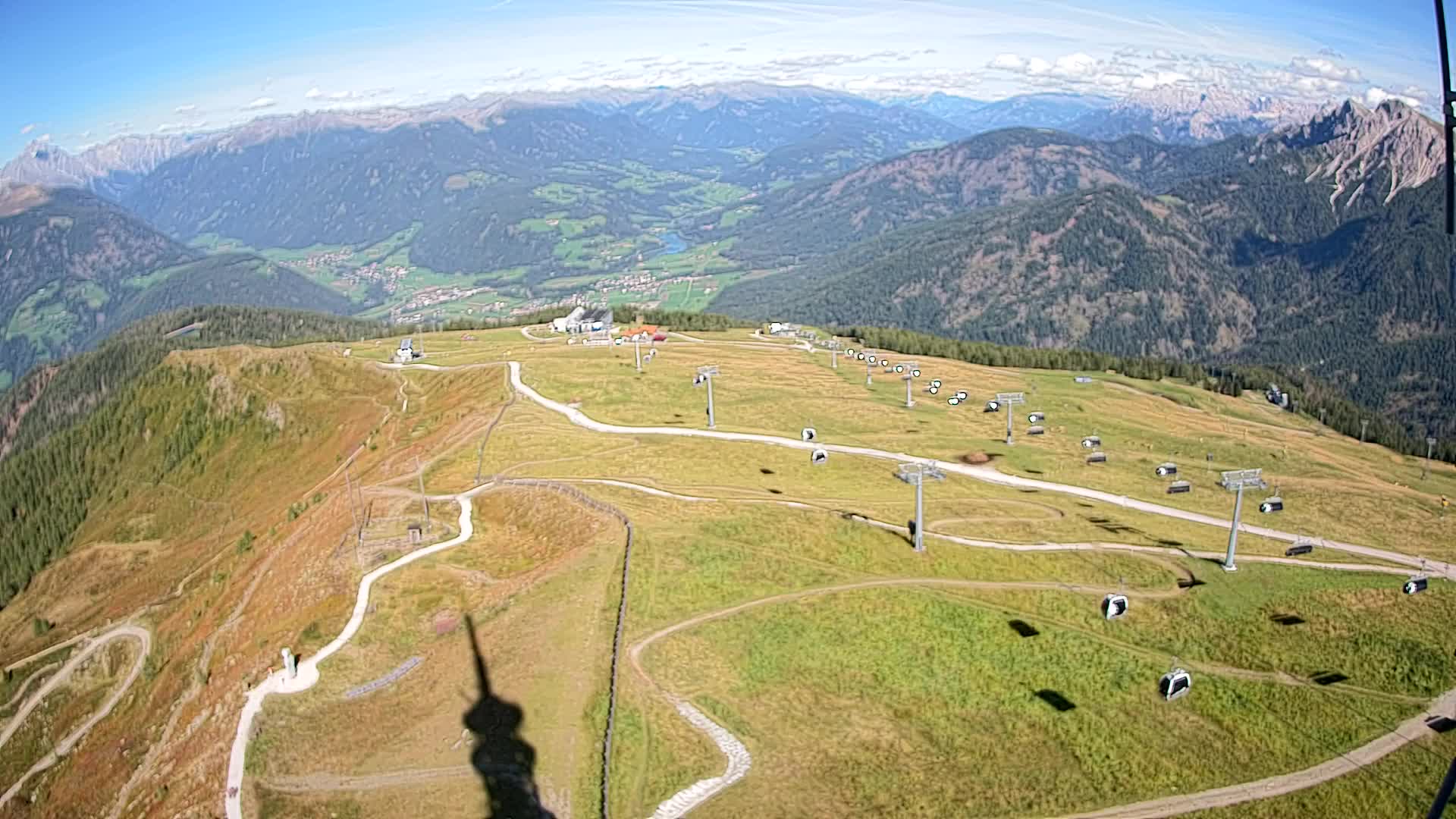 Kronplatz-Gipfel | Blick nach Olang – Valdaora