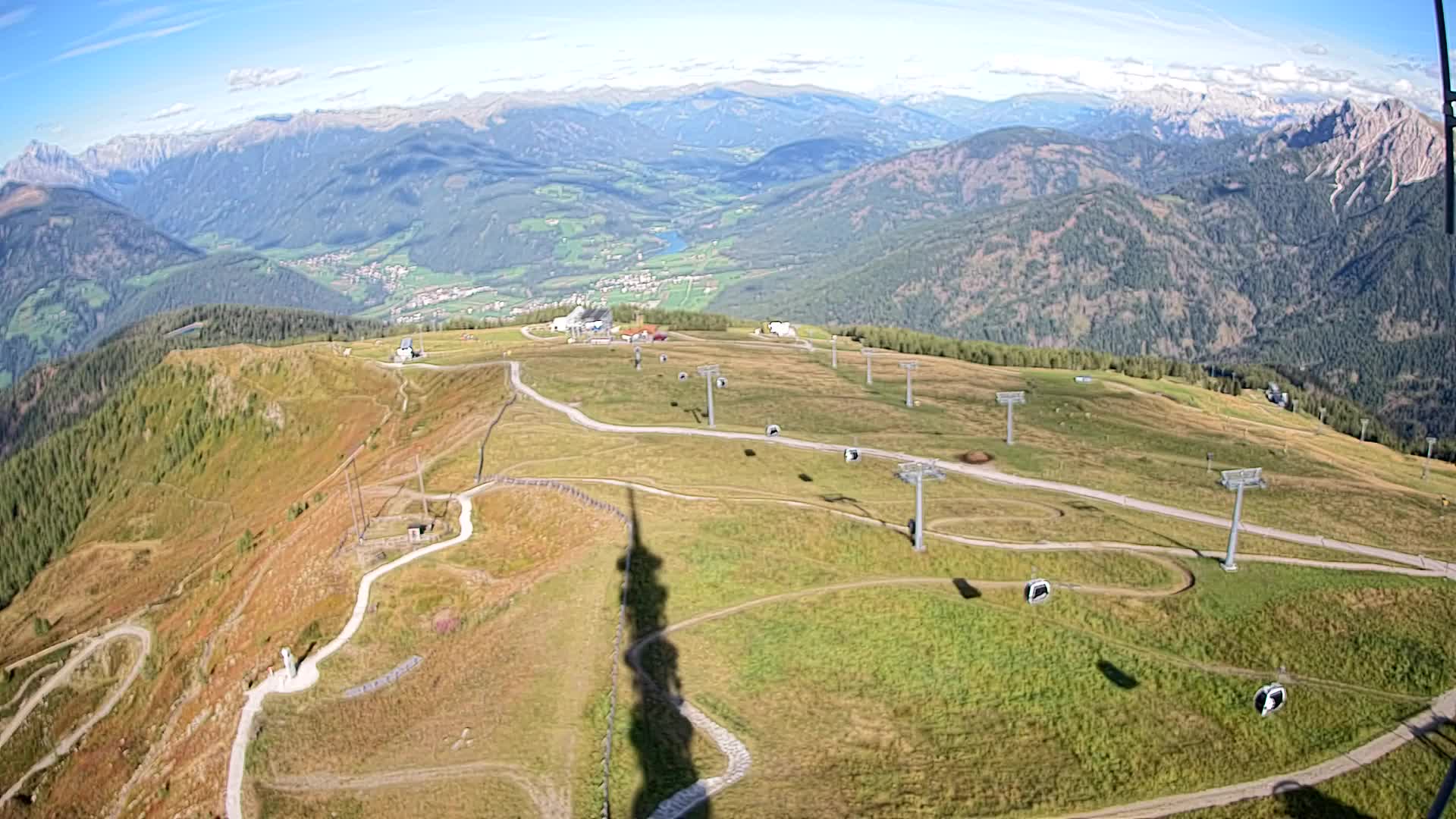 Kronplatz-Gipfel | Blick nach Olang – Valdaora