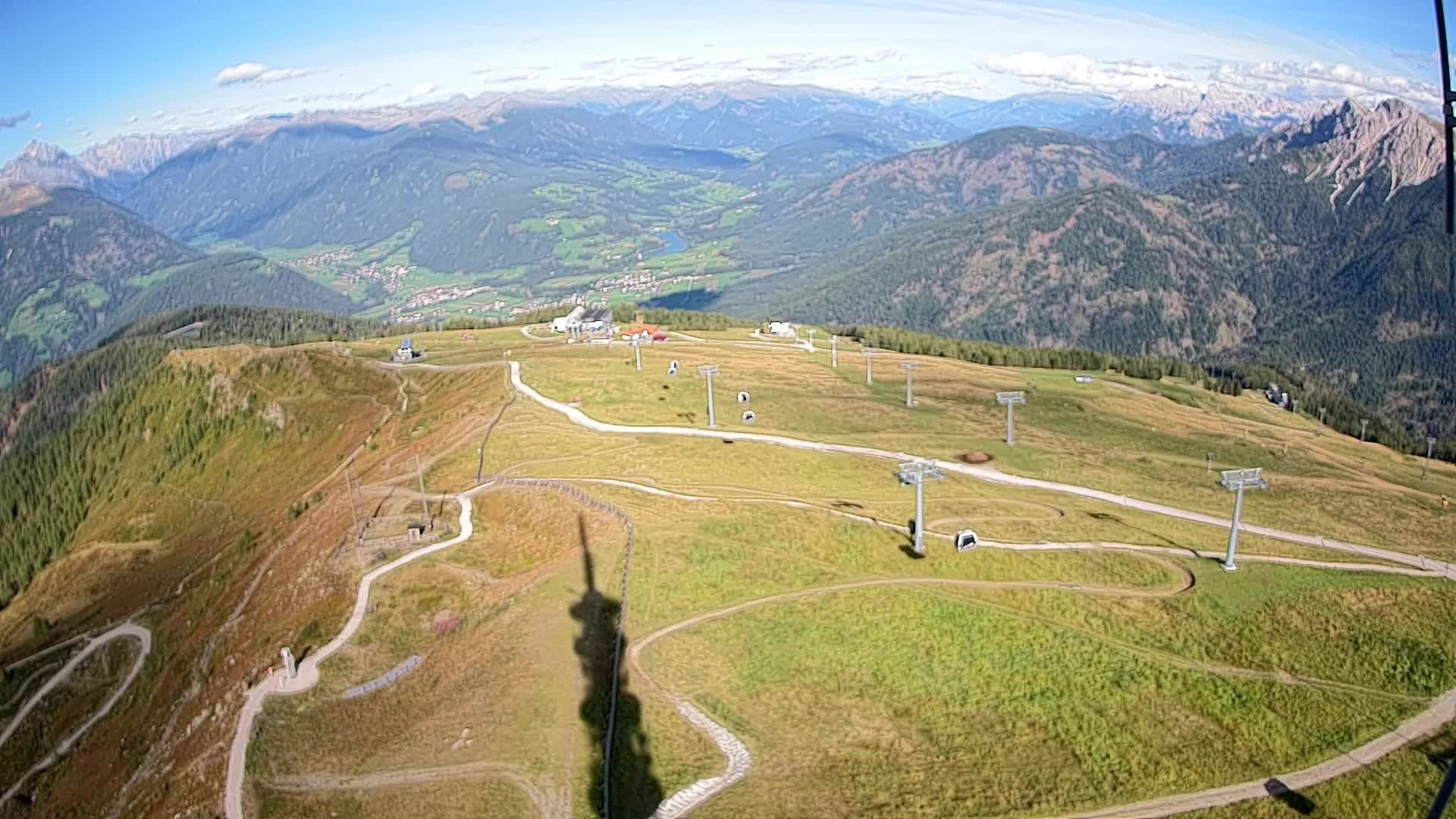 Kronplatz-Gipfel | Blick nach Olang – Valdaora