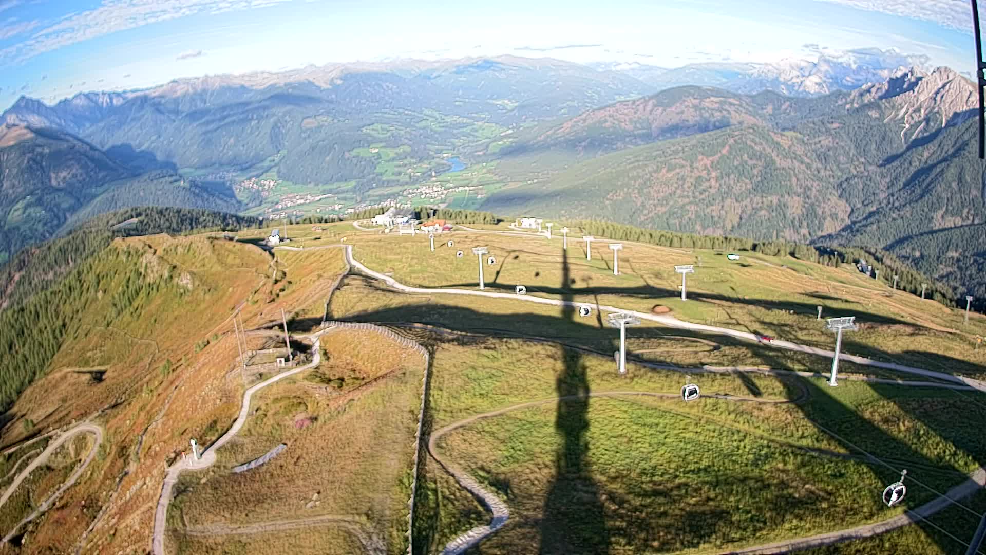 Kronplatz-Gipfel | Blick nach Olang – Valdaora