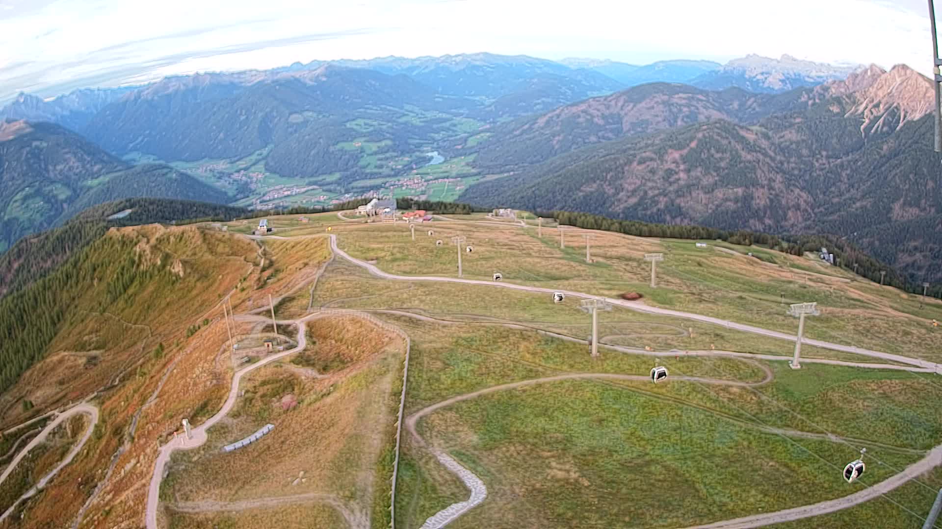 Kronplatz-Gipfel | Blick nach Olang – Valdaora