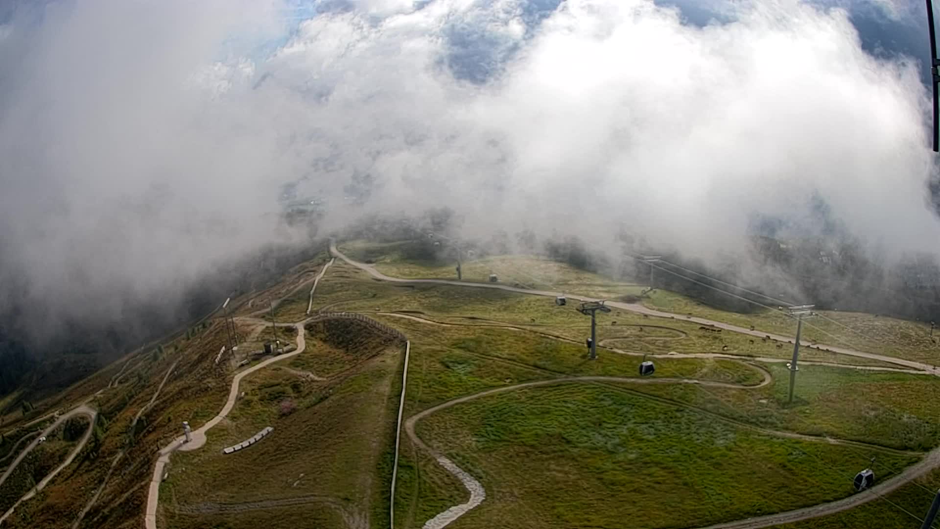 Kronplatz-Gipfel | Blick nach Olang – Valdaora