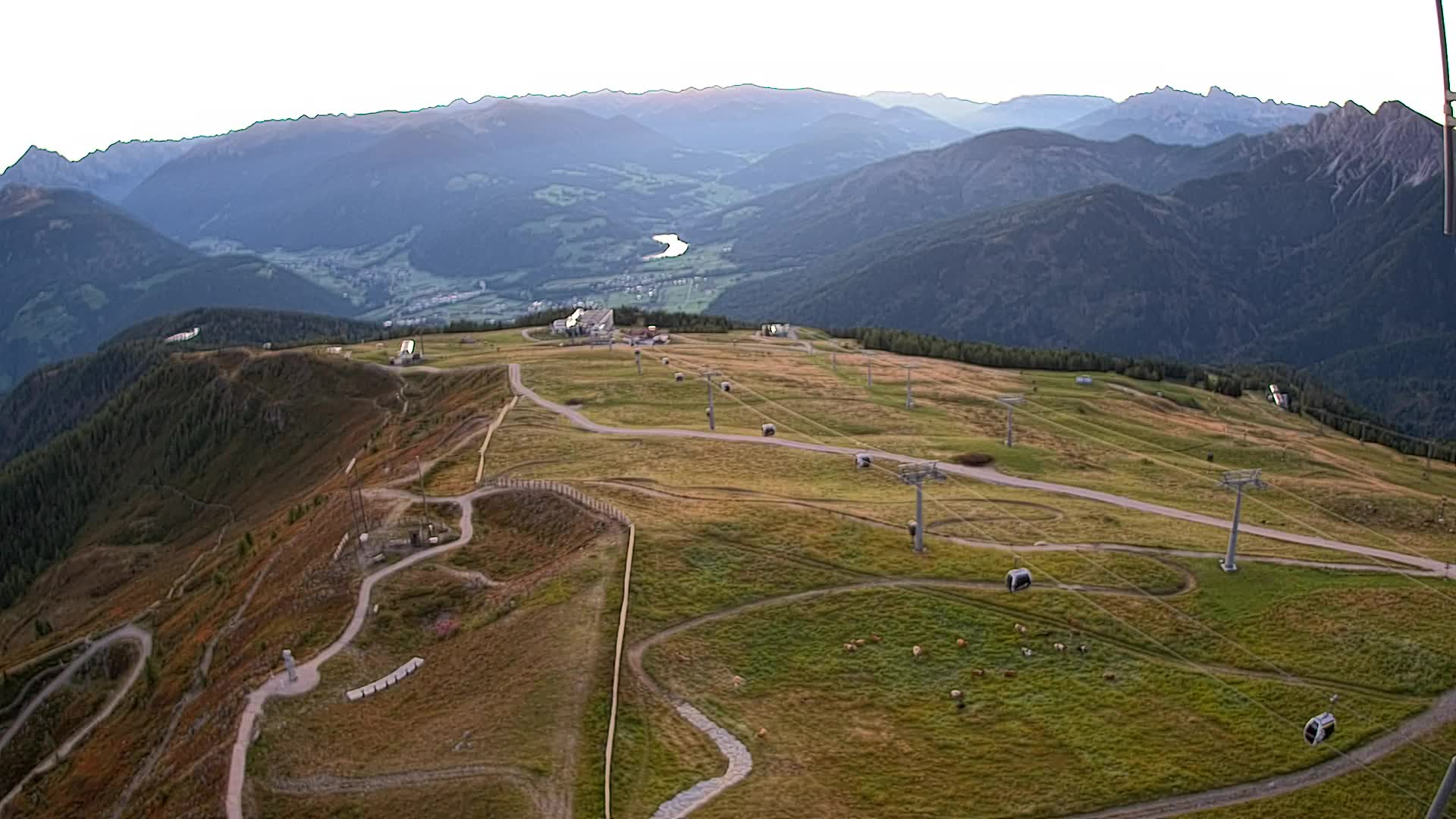 Kronplatz-Gipfel | Blick nach Olang – Valdaora