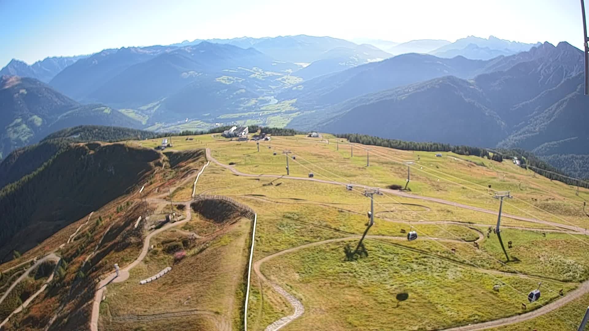 Kronplatz-Gipfel | Blick nach Olang – Valdaora