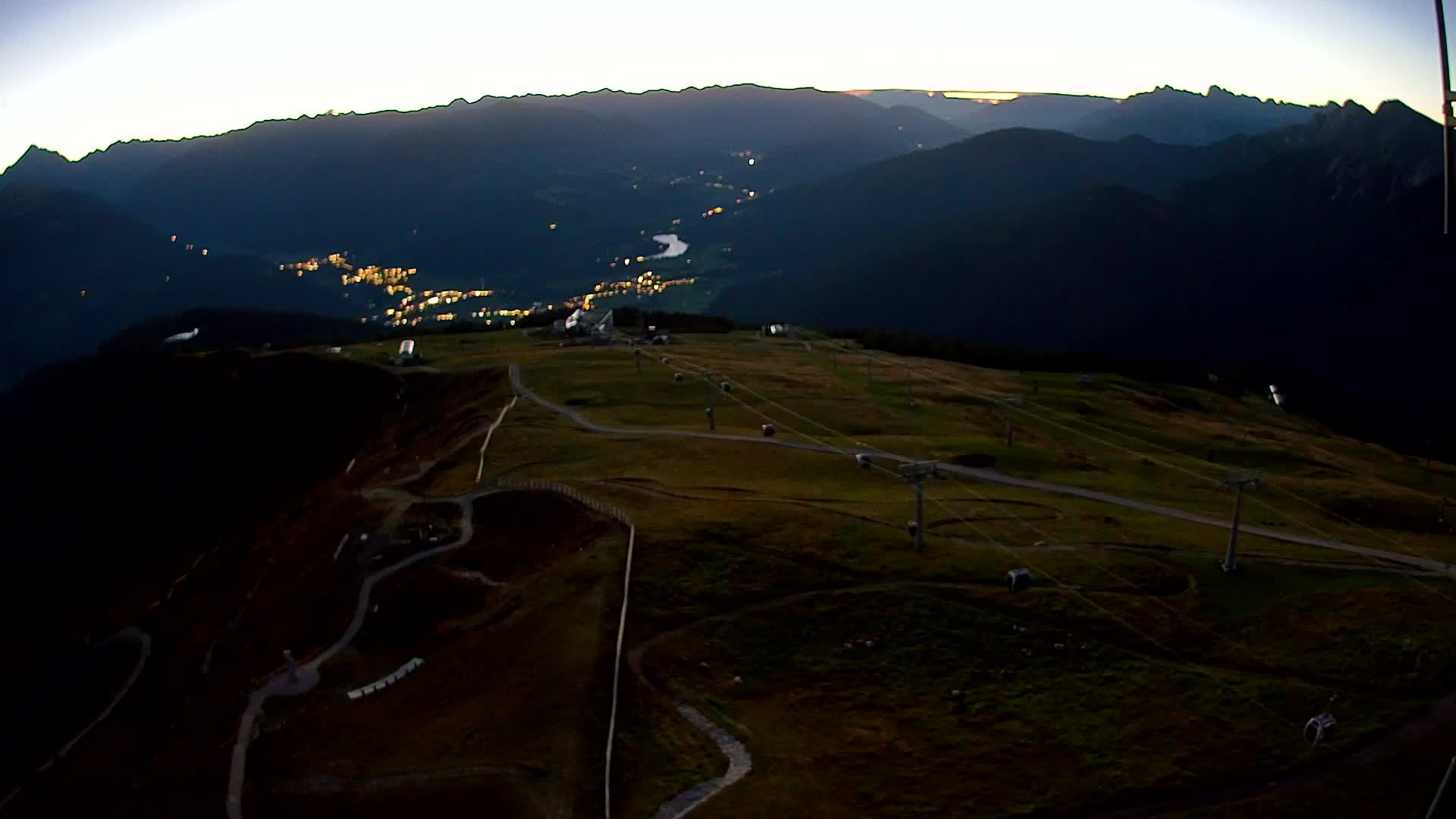 Kronplatz-Gipfel | Blick nach Olang – Valdaora