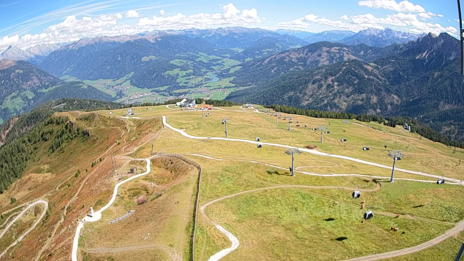 Kronplatz-Gipfel | Blick nach Olang – Valdaora