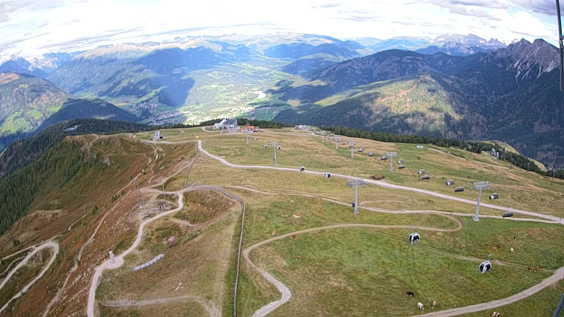 Kronplatz-Gipfel | Blick nach Olang – Valdaora