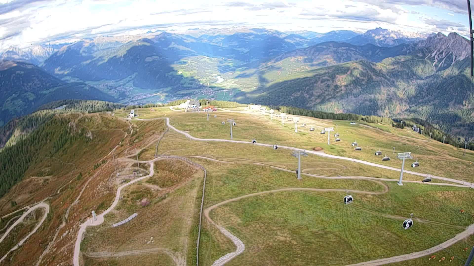 Kronplatz-Gipfel | Blick nach Olang – Valdaora