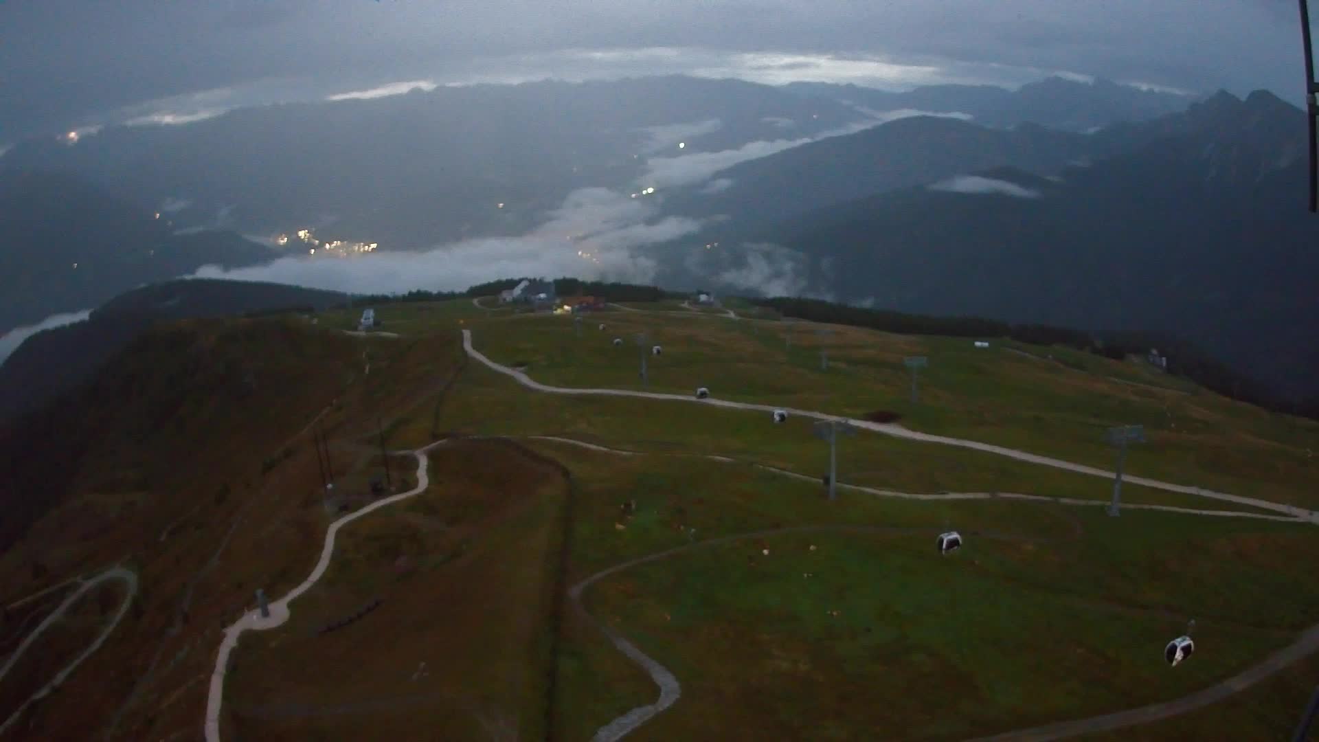 Kronplatz-Gipfel | Blick nach Olang – Valdaora