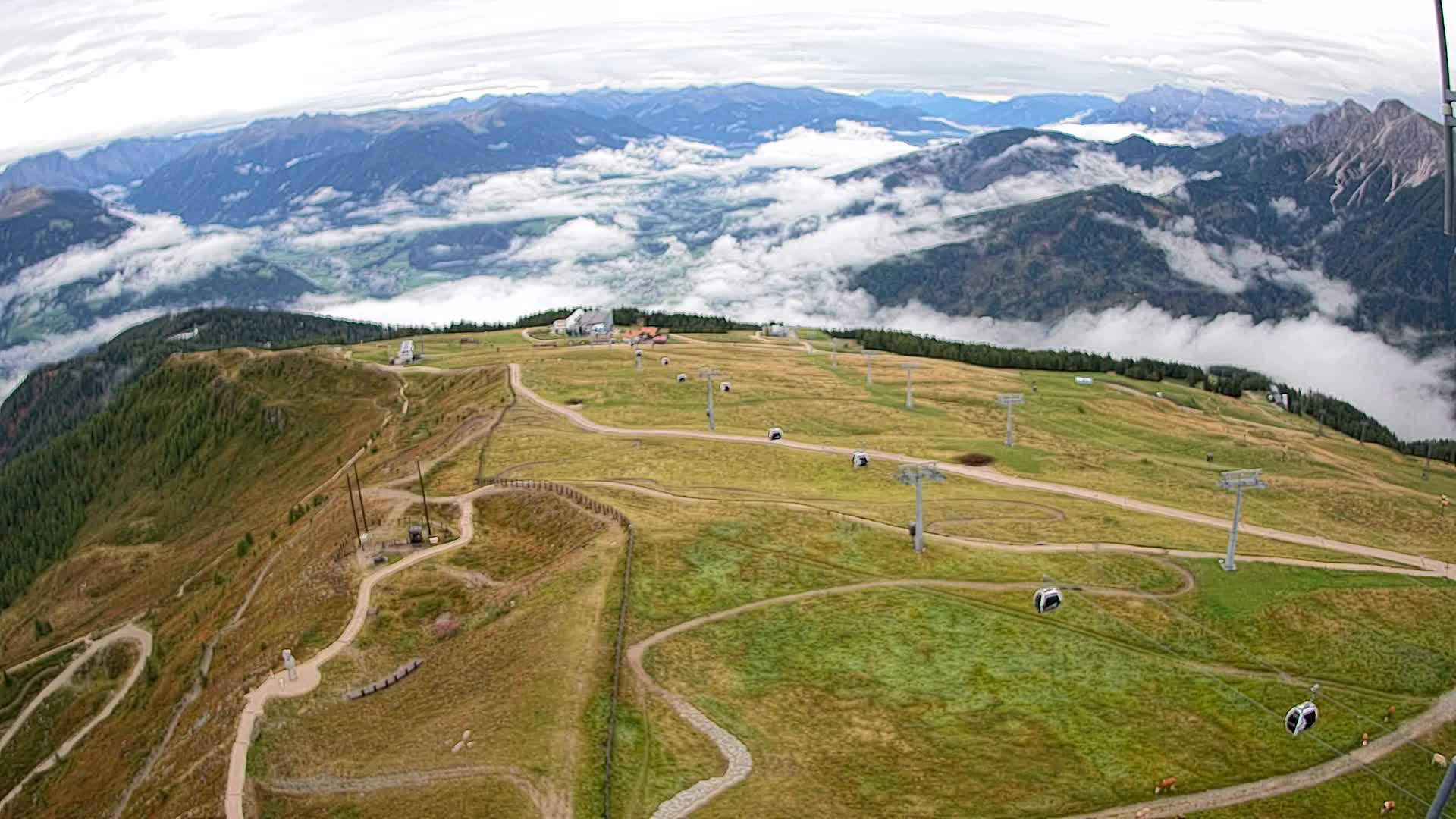 Kronplatz vrh | pogled na Valdaora – Olang
