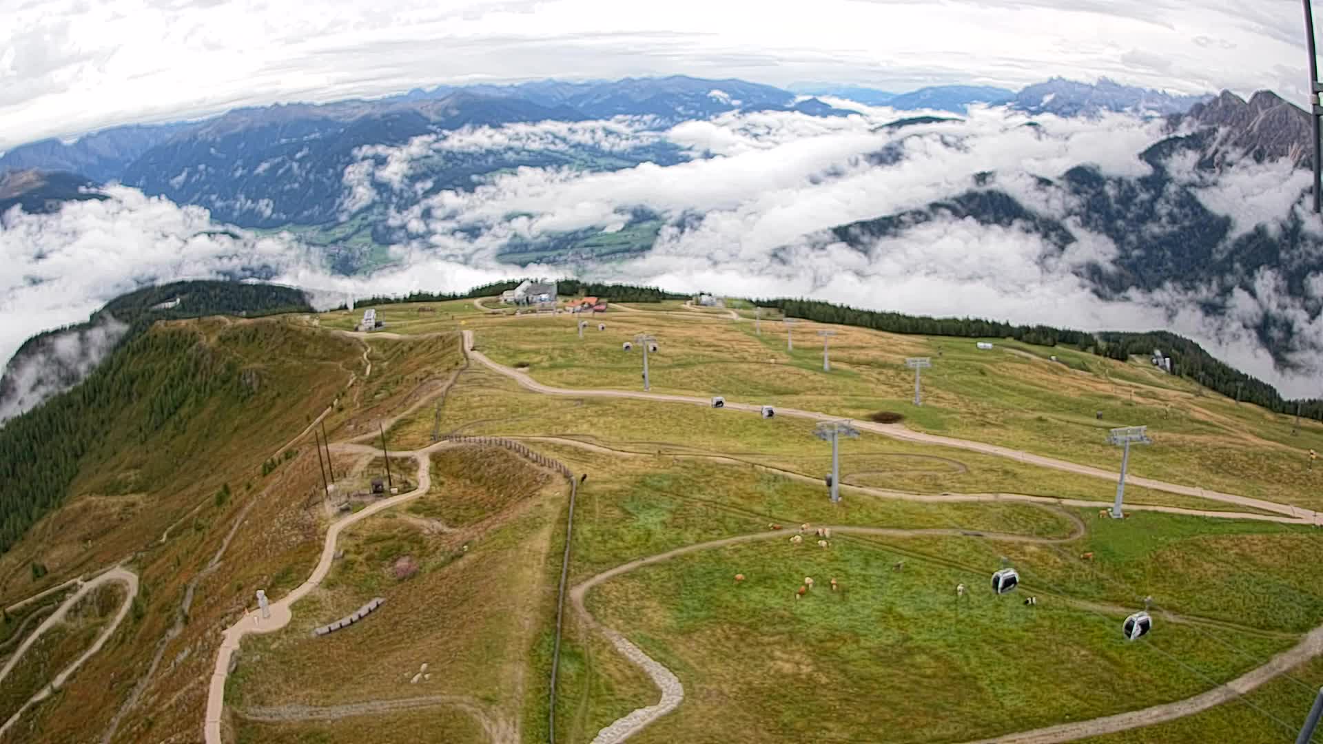 Kronplatz vrh | pogled na Valdaora – Olang
