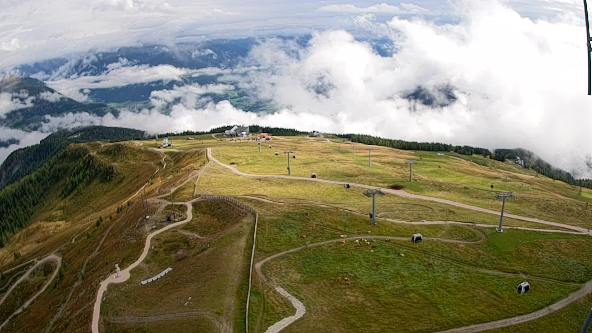 Sommet du Kronplatz | vue sur Valdaora – Olang