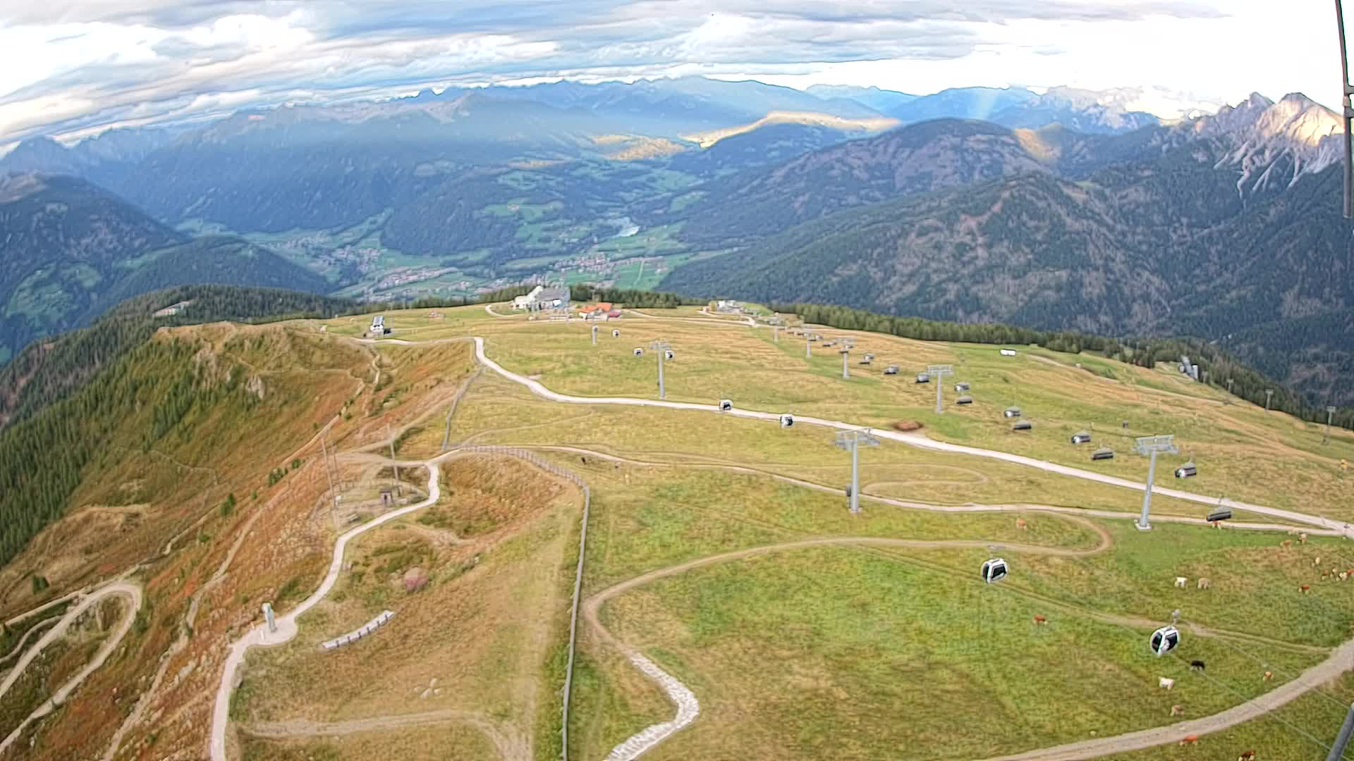 Kronplatz-Gipfel | Blick nach Olang – Valdaora