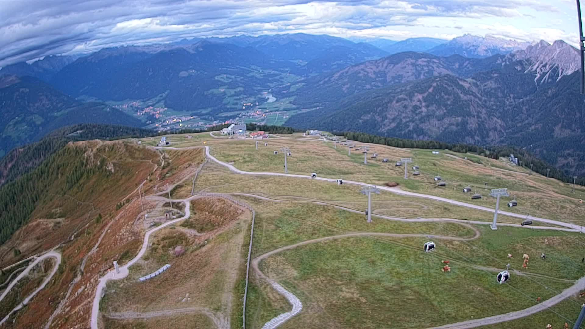 Sommet du Kronplatz | vue sur Valdaora – Olang