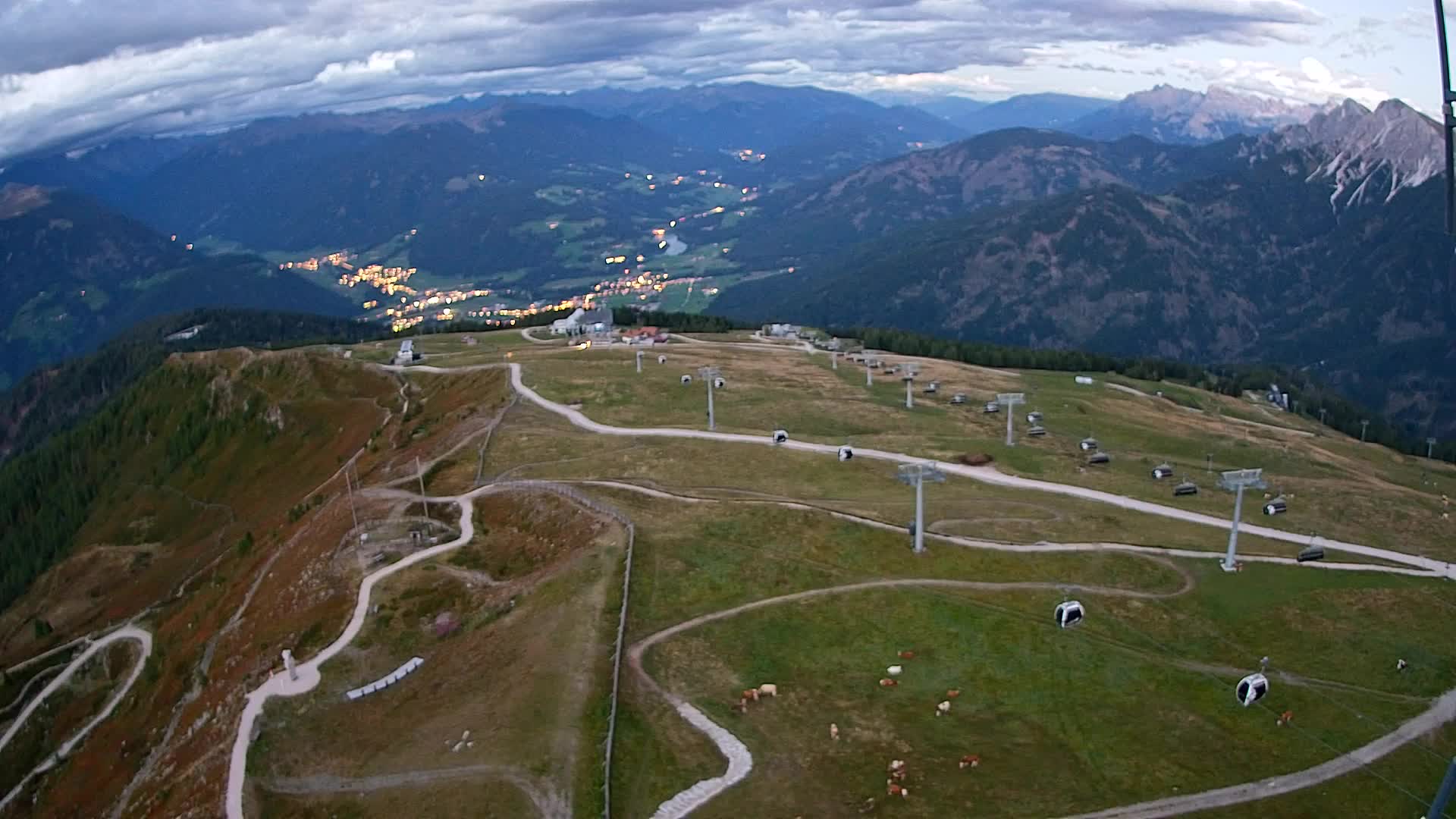 Kronplatz-Gipfel | Blick nach Olang – Valdaora