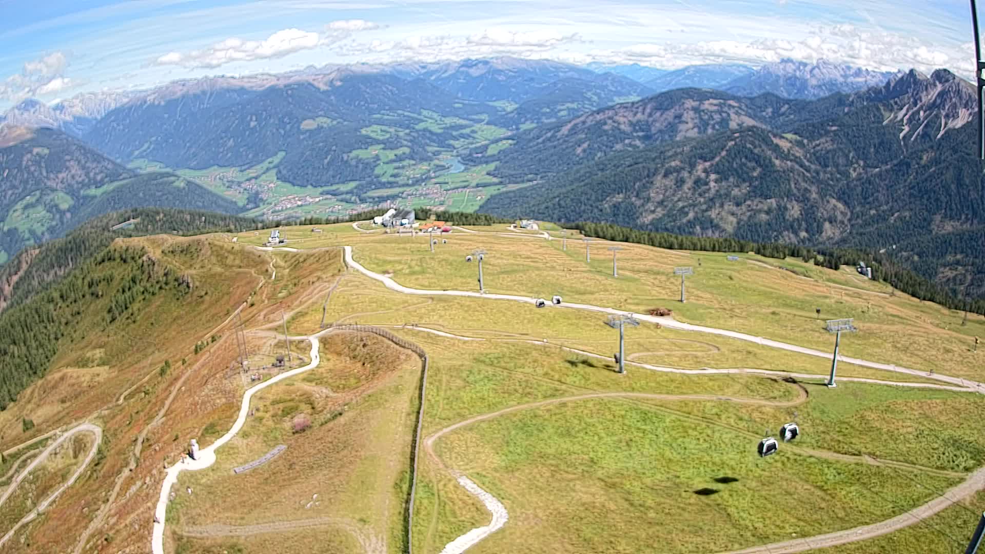 Kronplatz-Gipfel | Blick nach Olang – Valdaora