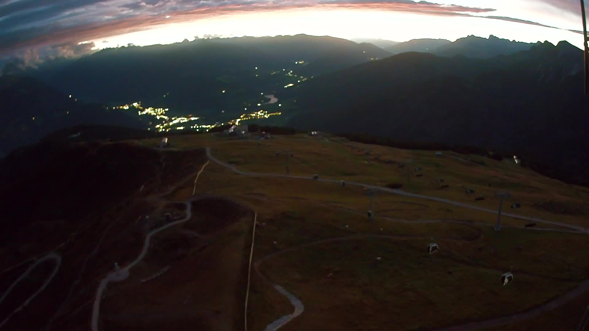 Kronplatz-Gipfel | Blick nach Olang – Valdaora
