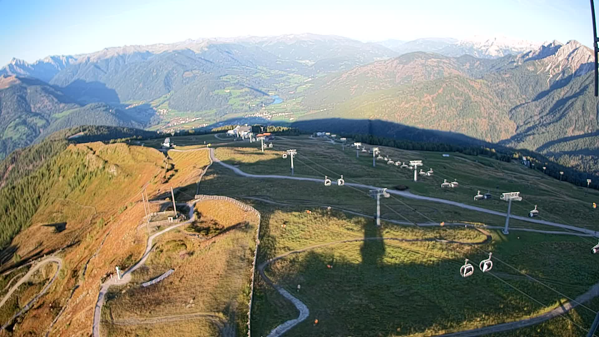 Kronplatz-Gipfel | Blick nach Olang – Valdaora