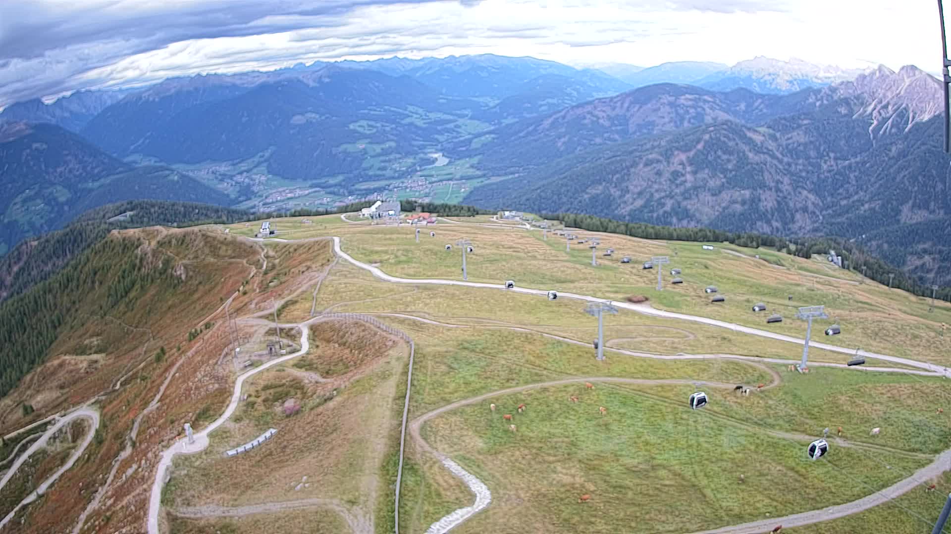 Kronplatz-Gipfel | Blick nach Olang – Valdaora