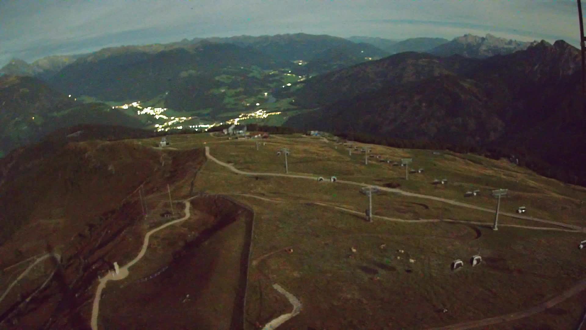 Kronplatz-Gipfel | Blick nach Olang – Valdaora