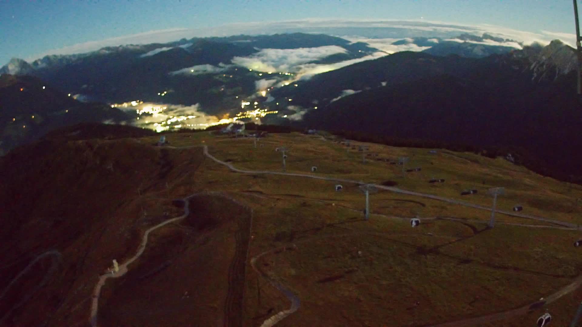 Kronplatz-Gipfel | Blick nach Olang – Valdaora