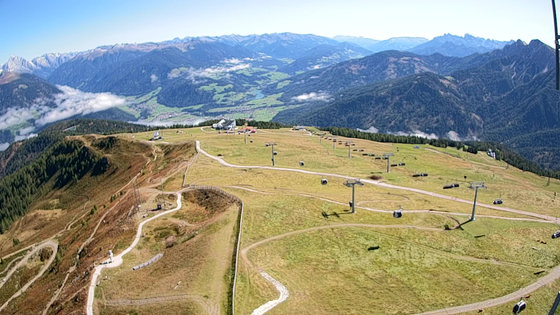 Kronplatz-Gipfel | Blick nach Olang – Valdaora
