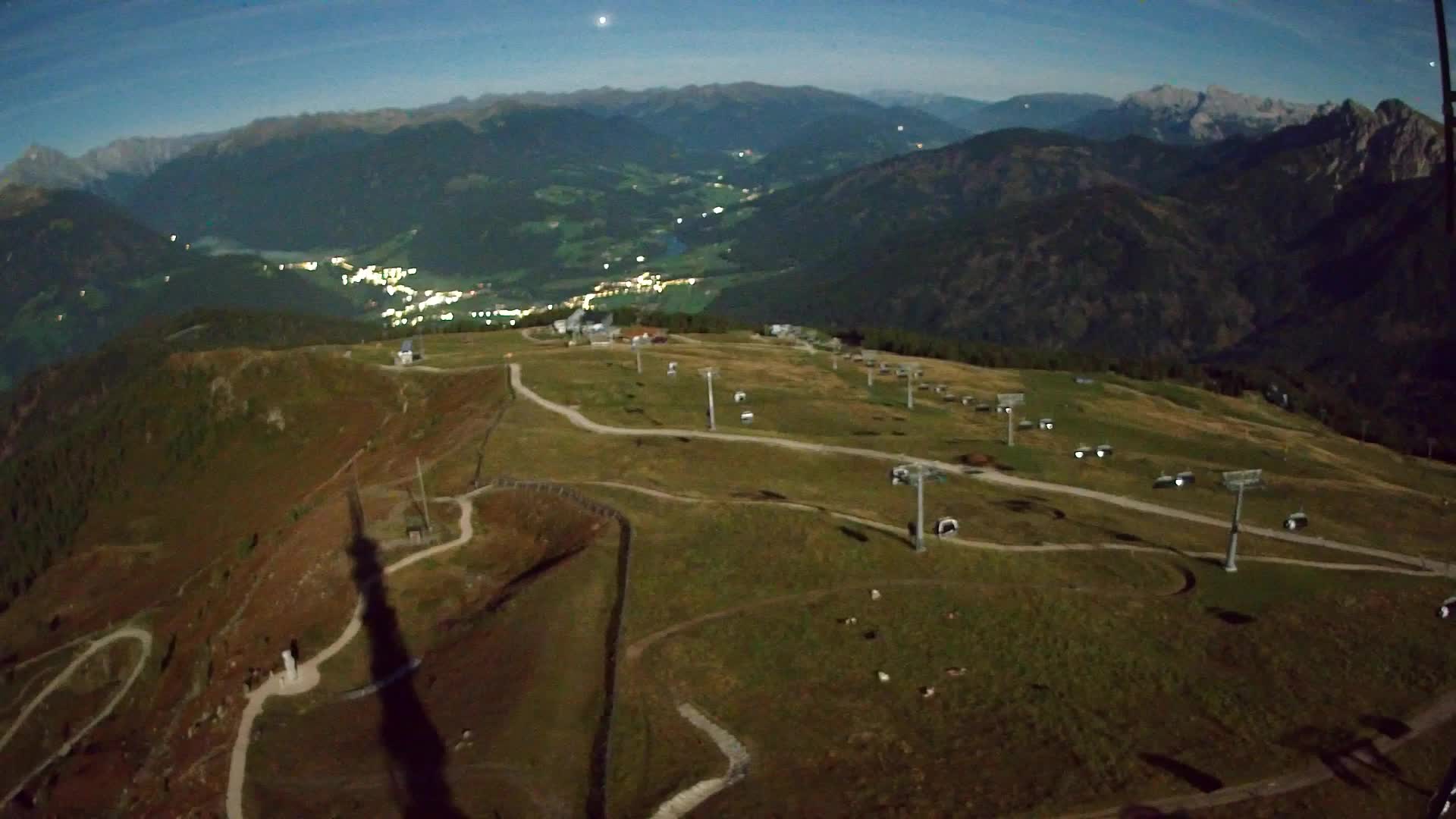 Kronplatz-Gipfel | Blick nach Olang – Valdaora