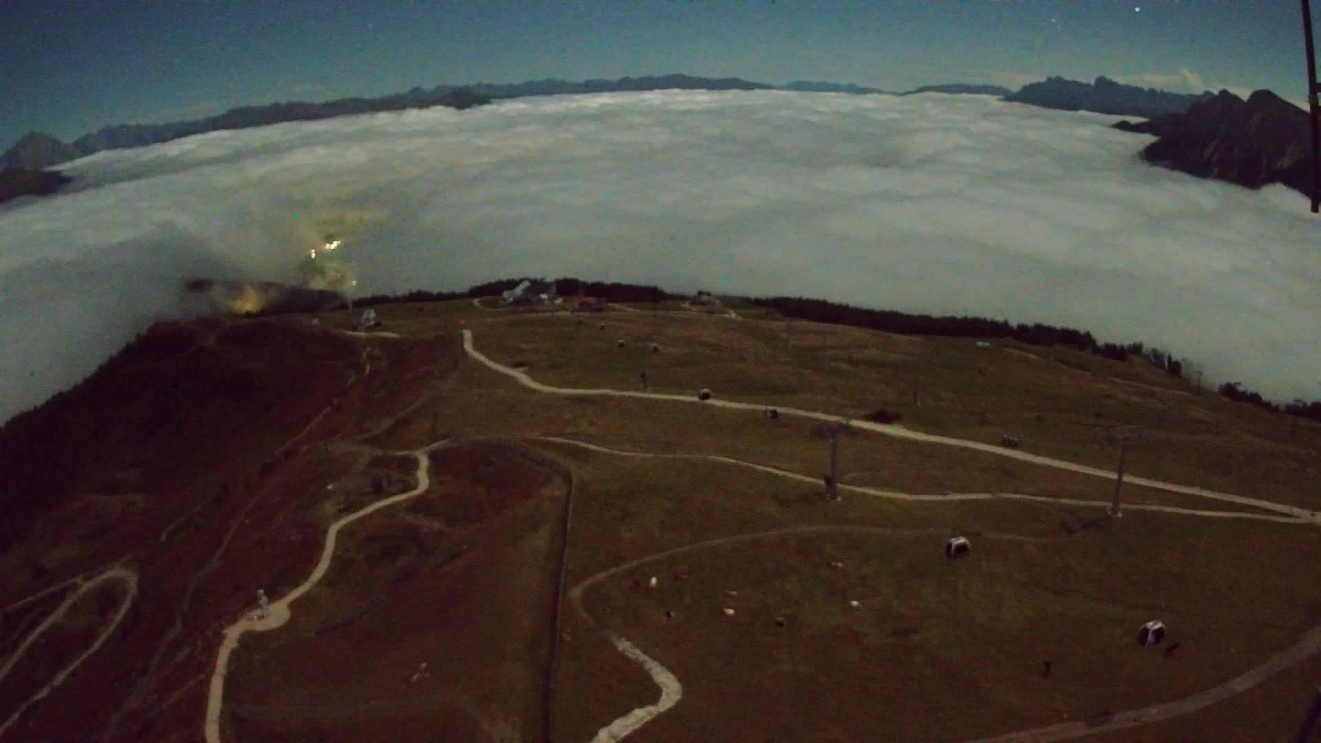Kronplatz-Gipfel | Blick nach Olang – Valdaora