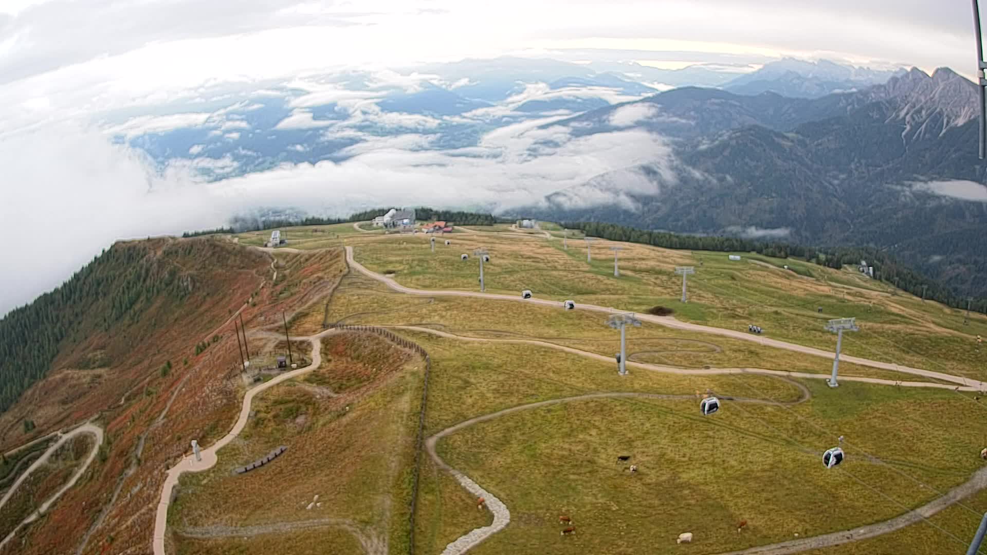 Kronplatz vrh | pogled na Valdaora – Olang