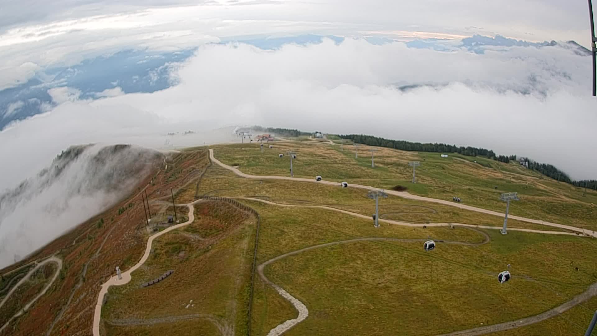 Kronplatz vrh | pogled na Valdaora – Olang