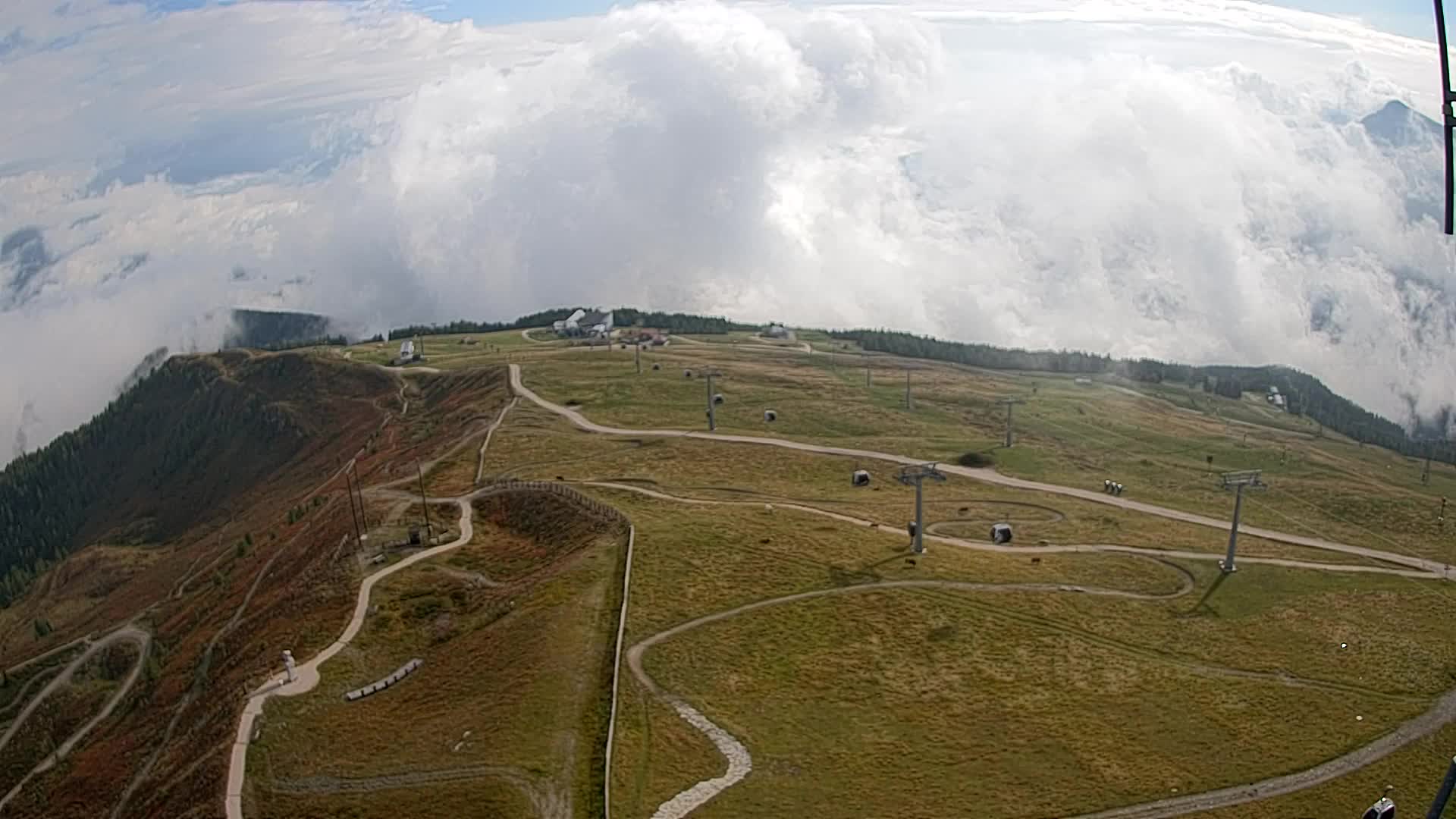 Kronplatz-Gipfel | Blick nach Olang – Valdaora