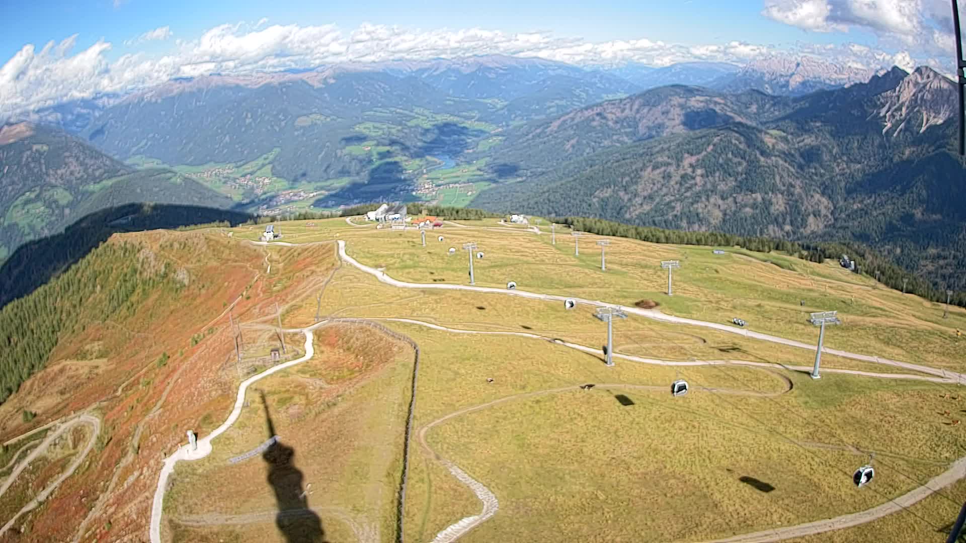 Kronplatz-Gipfel | Blick nach Olang – Valdaora
