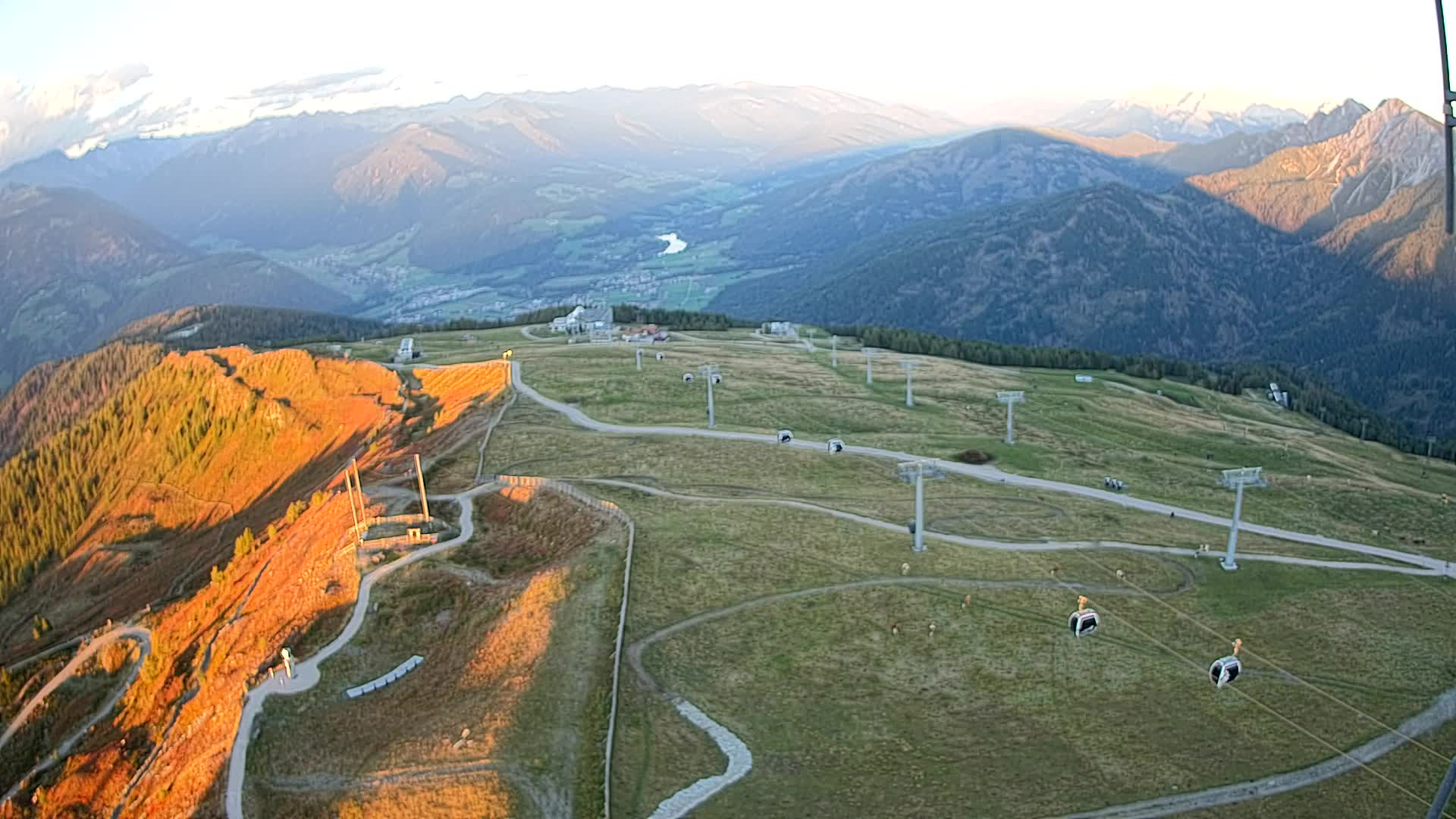 Kronplatz-Gipfel | Blick nach Olang – Valdaora