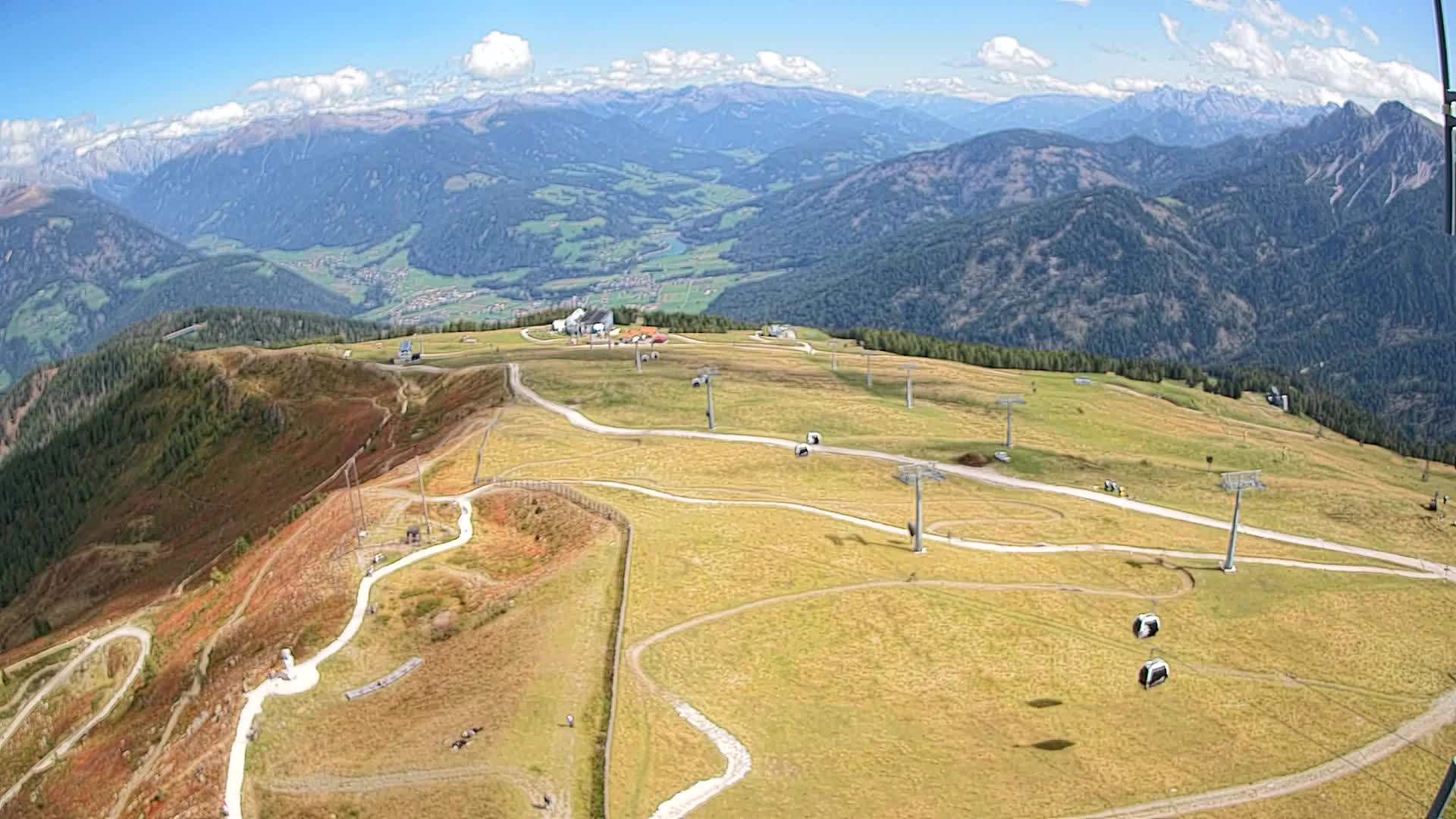 Kronplatz-Gipfel | Blick nach Olang – Valdaora