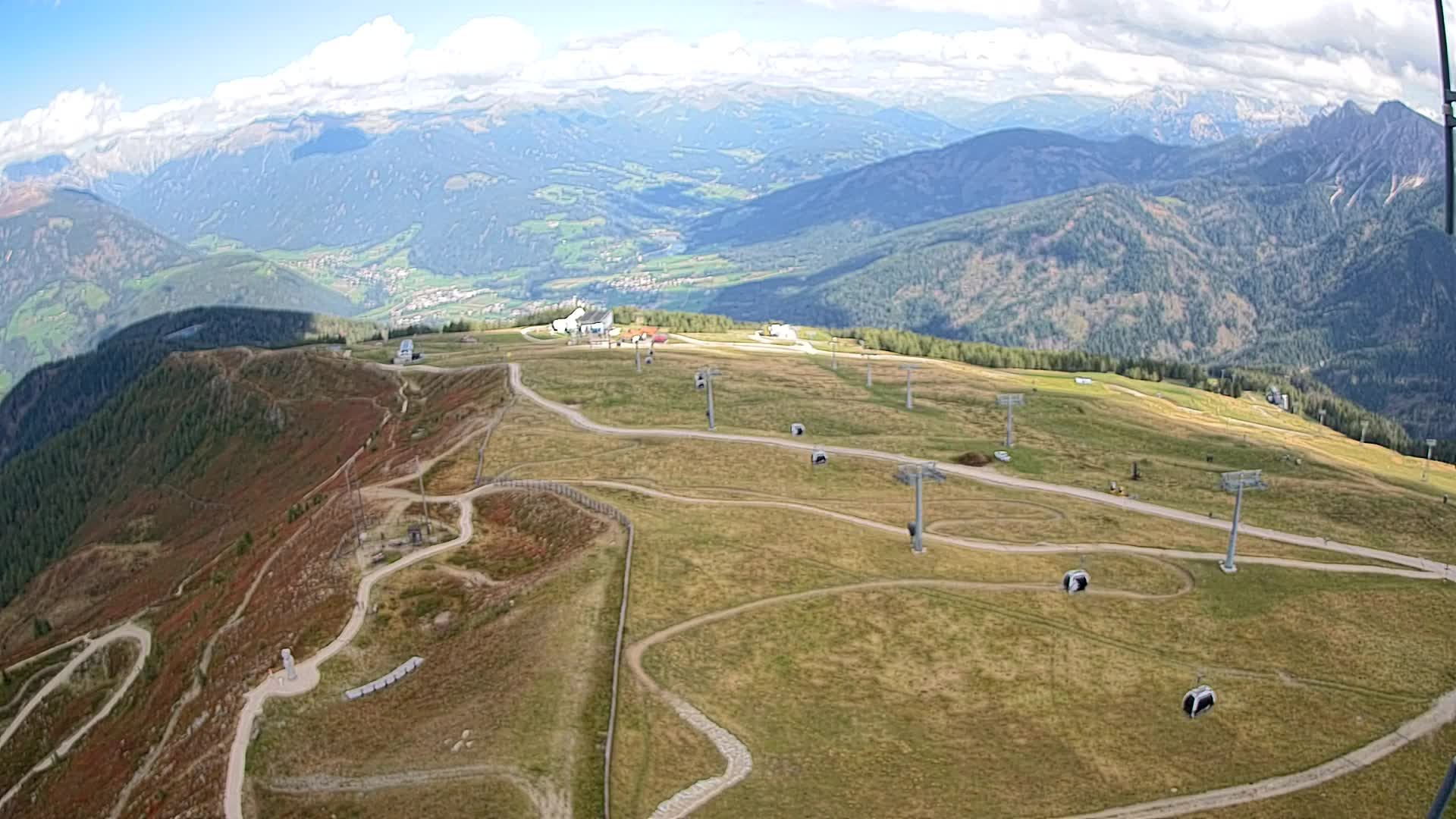 Kronplatz-Gipfel | Blick nach Olang – Valdaora