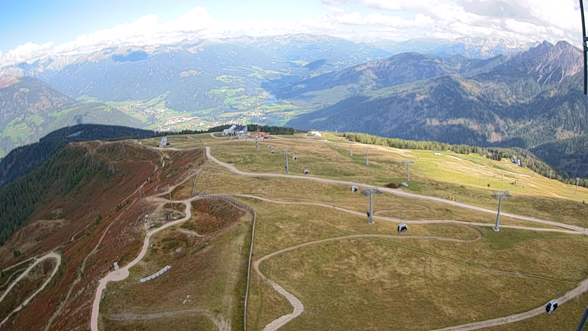 Kronplatz-Gipfel | Blick nach Olang – Valdaora