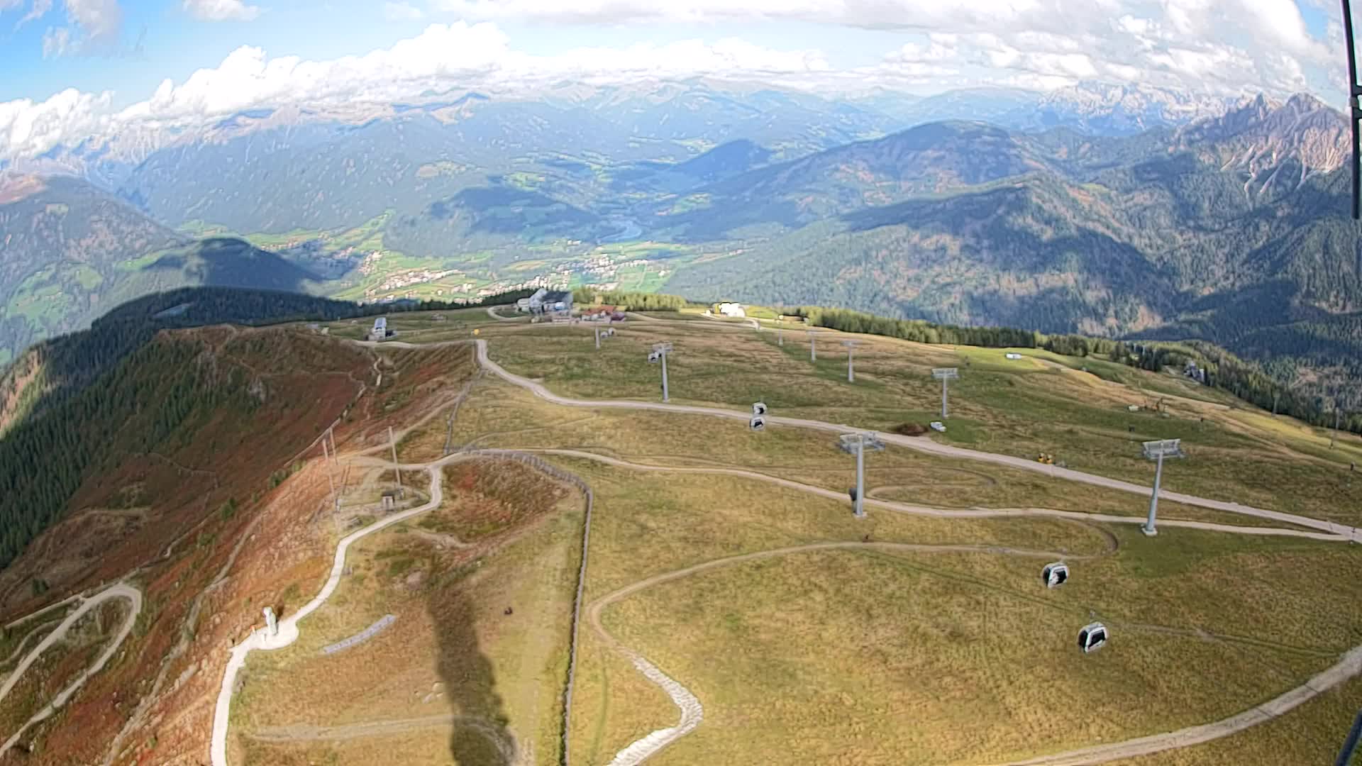 Kronplatz-Gipfel | Blick nach Olang – Valdaora