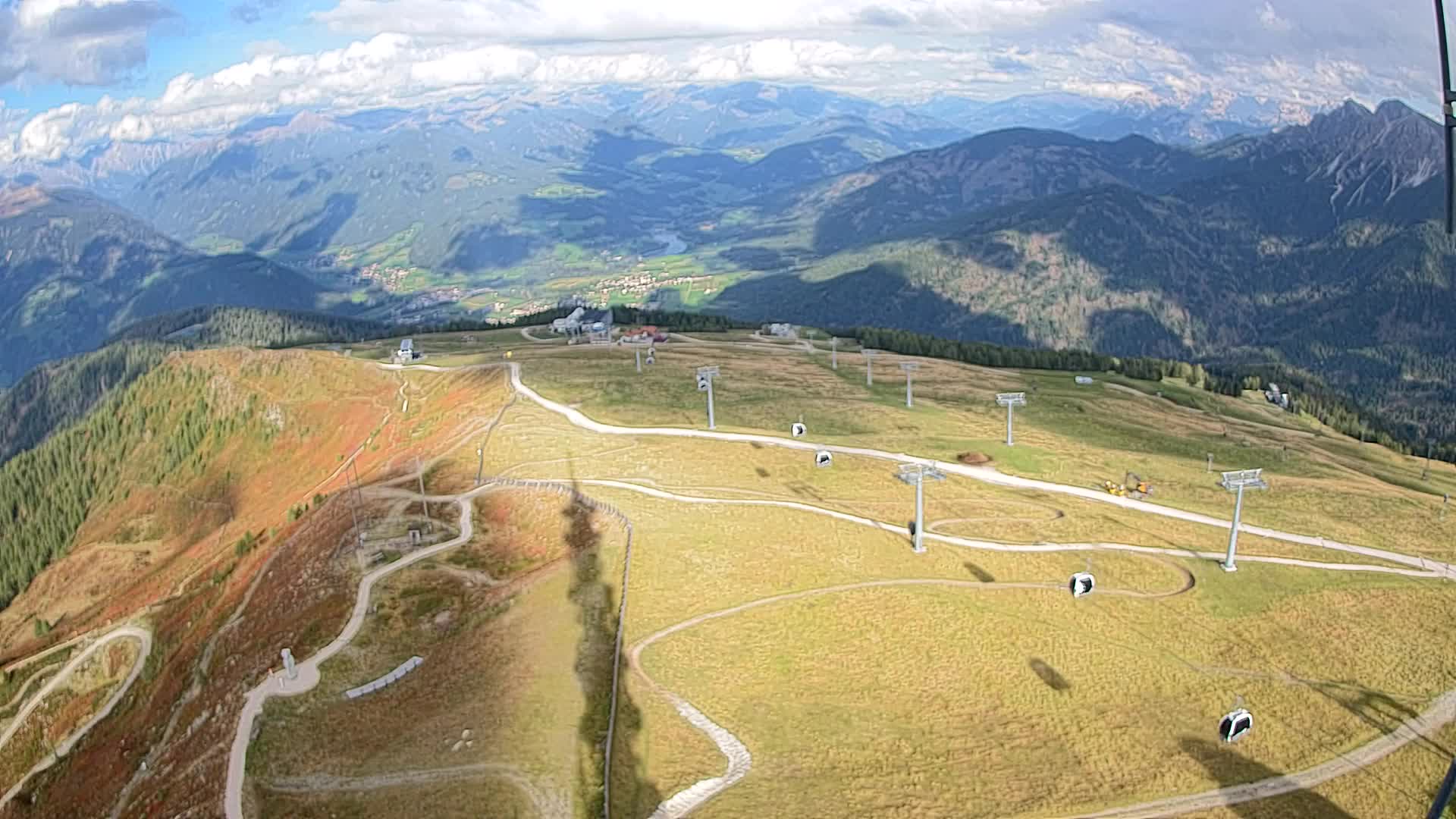 Kronplatz-Gipfel | Blick nach Olang – Valdaora