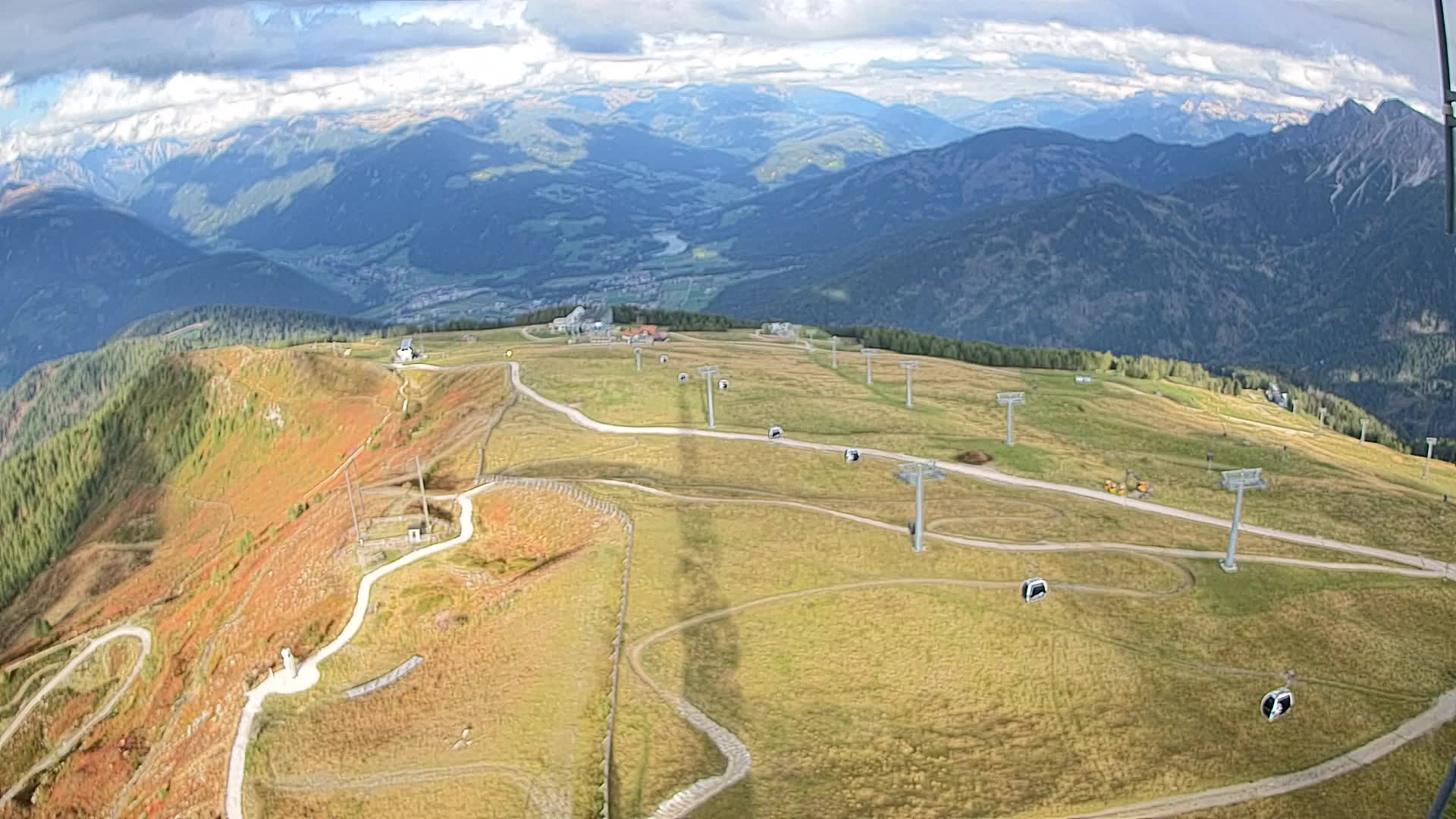 Kronplatz-Gipfel | Blick nach Olang – Valdaora