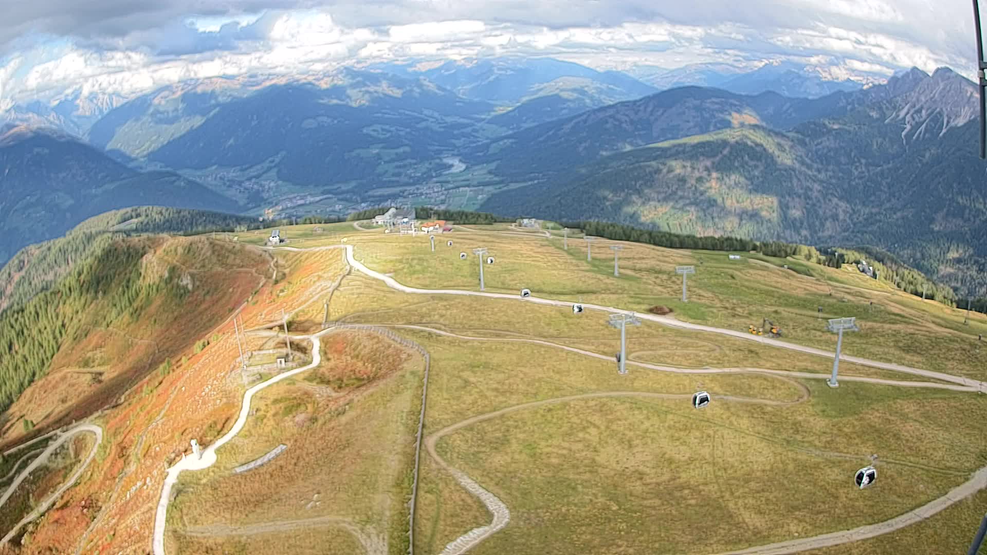 Kronplatz-Gipfel | Blick nach Olang – Valdaora
