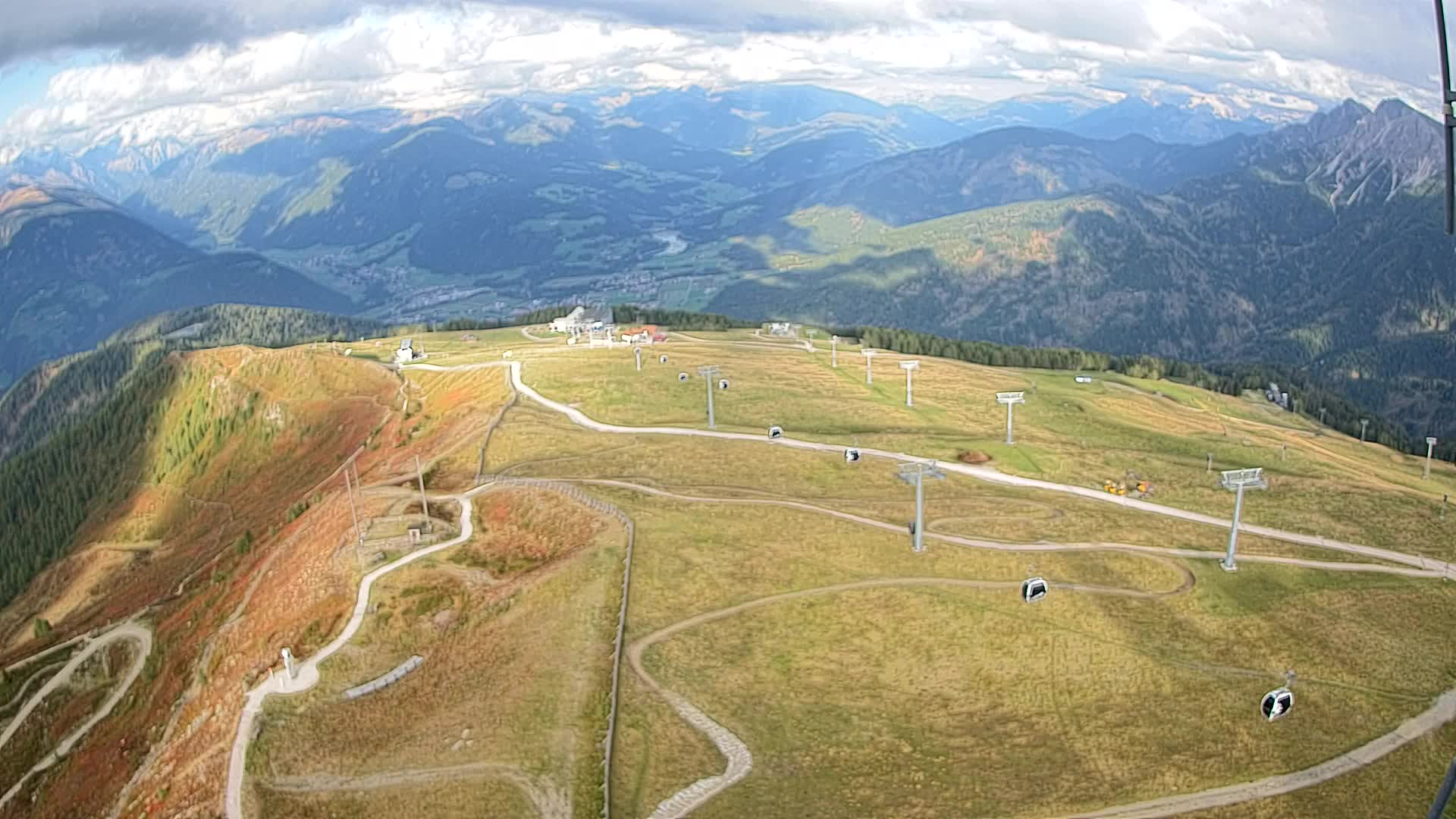 Kronplatz-Gipfel | Blick nach Olang – Valdaora