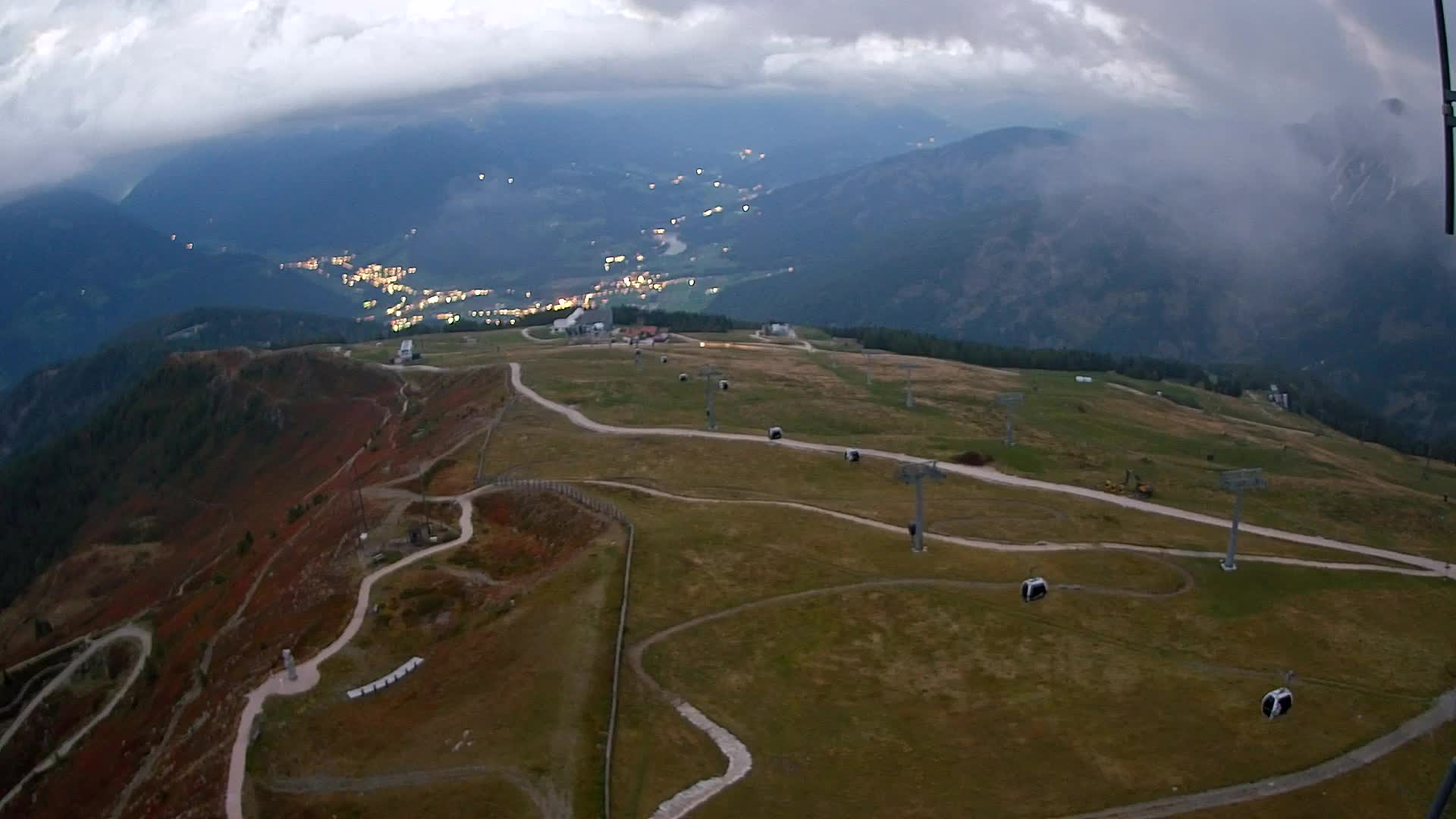 Kronplatz-Gipfel | Blick nach Olang – Valdaora