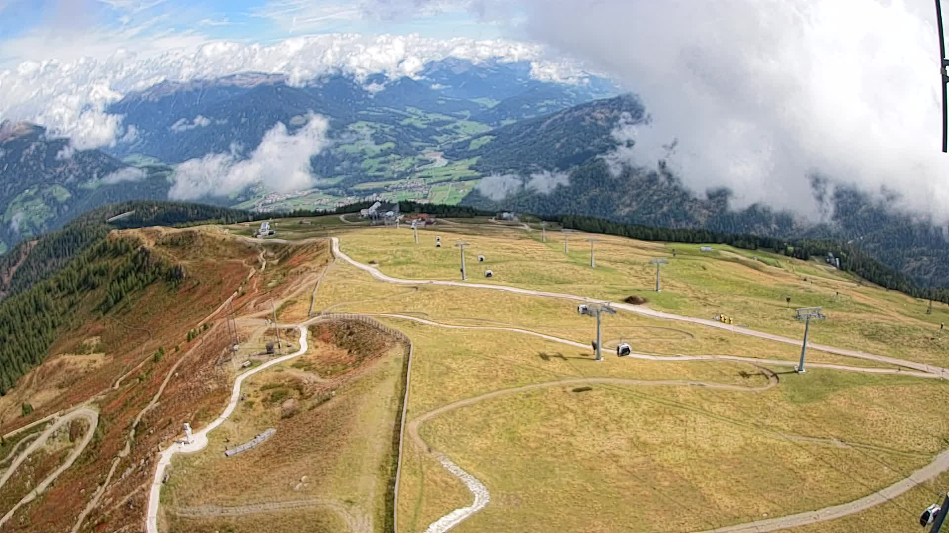 Kronplatz-Gipfel | Blick nach Olang – Valdaora