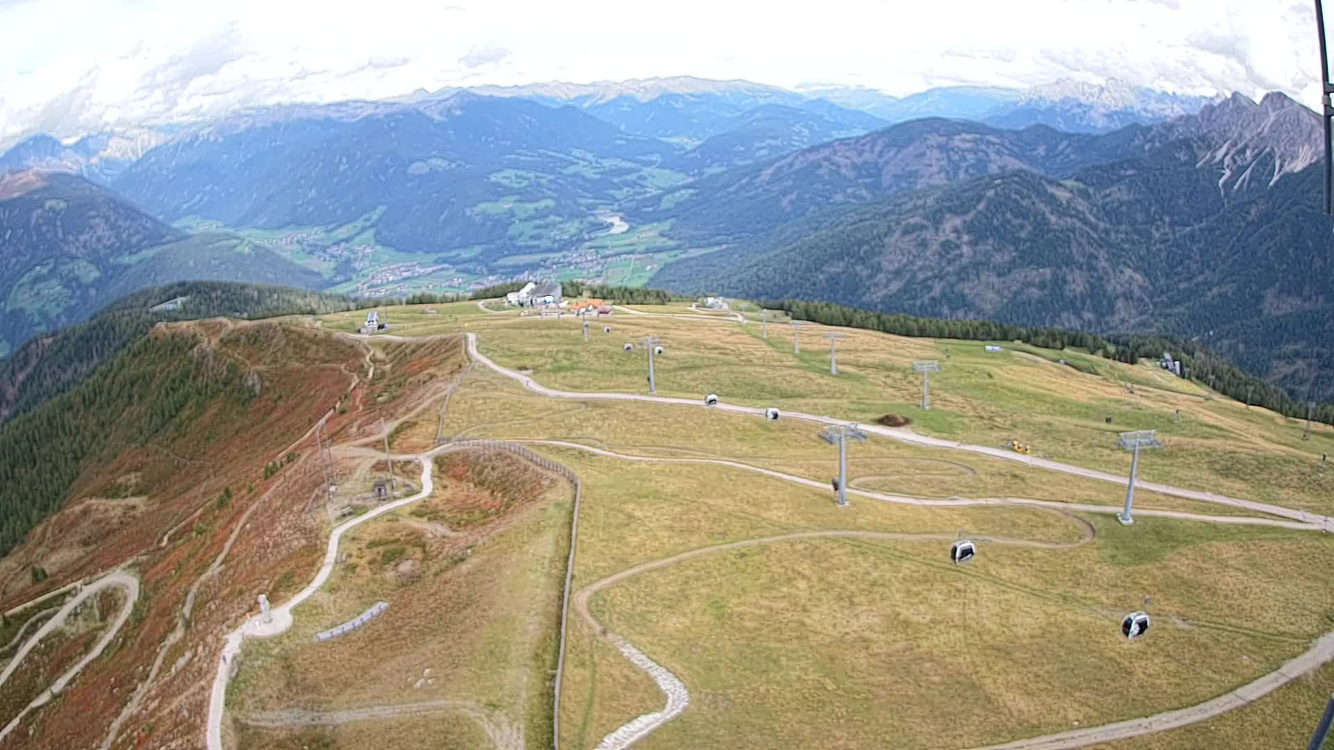 Kronplatz-Gipfel | Blick nach Olang – Valdaora