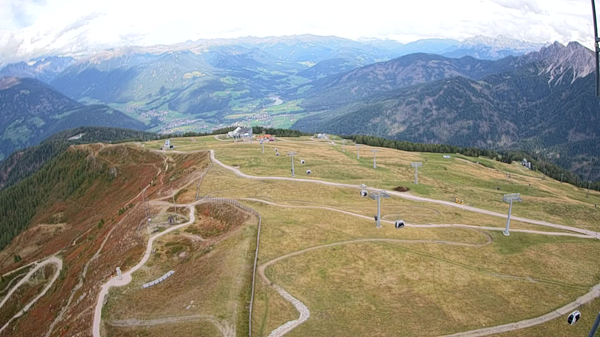 Kronplatz-Gipfel | Blick nach Olang – Valdaora