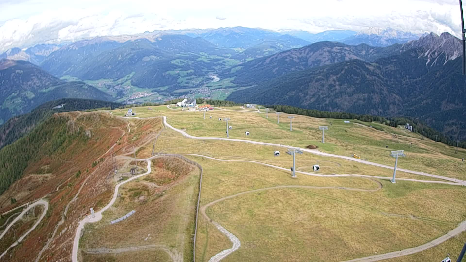 Kronplatz-Gipfel | Blick nach Olang – Valdaora