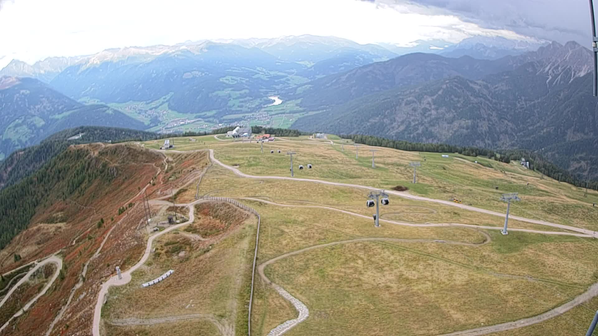 Kronplatz-Gipfel | Blick nach Olang – Valdaora