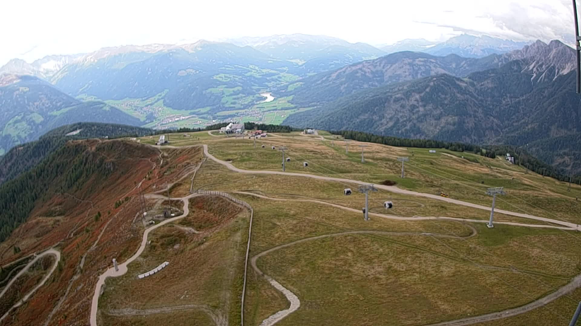 Kronplatz-Gipfel | Blick nach Olang – Valdaora