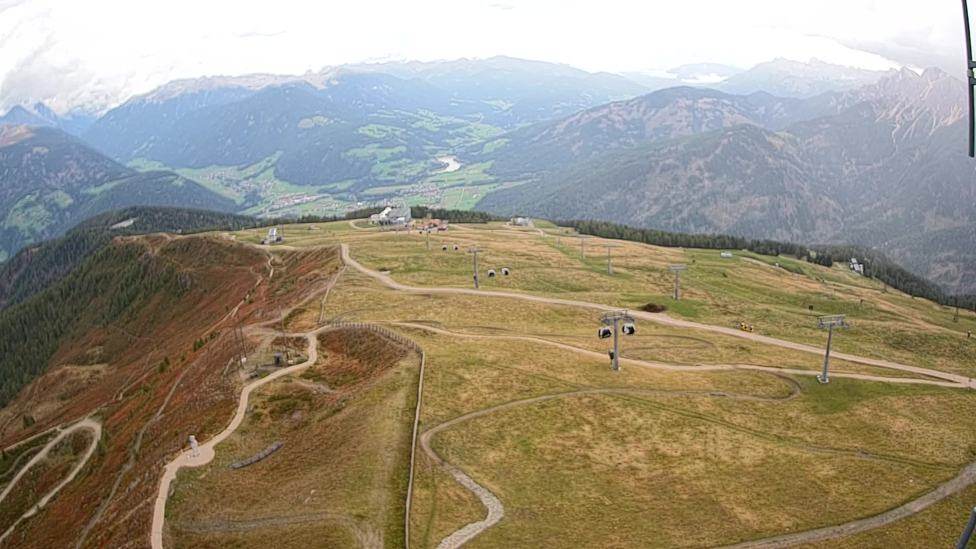 Kronplatz-Gipfel | Blick nach Olang – Valdaora