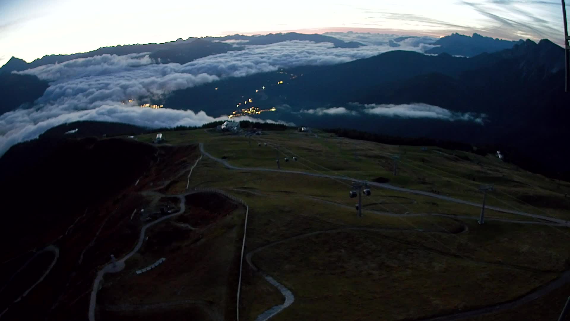 Kronplatz-Gipfel | Blick nach Olang – Valdaora